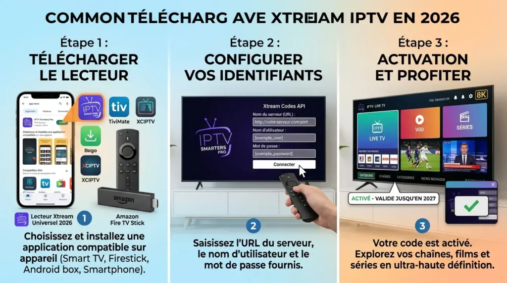 Code Xtream IPTV : Télécharger, Configurer et Activer Votre Code Xtream IPTV en 2026 &mdash; Abonnement IPTV France