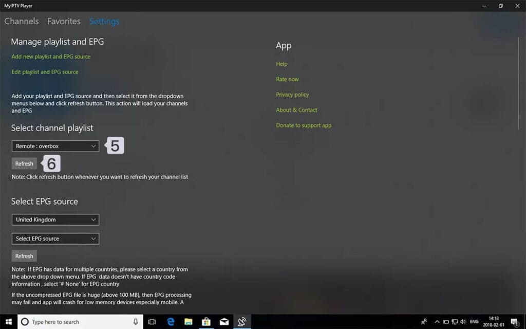 Valider l'URL du serveur