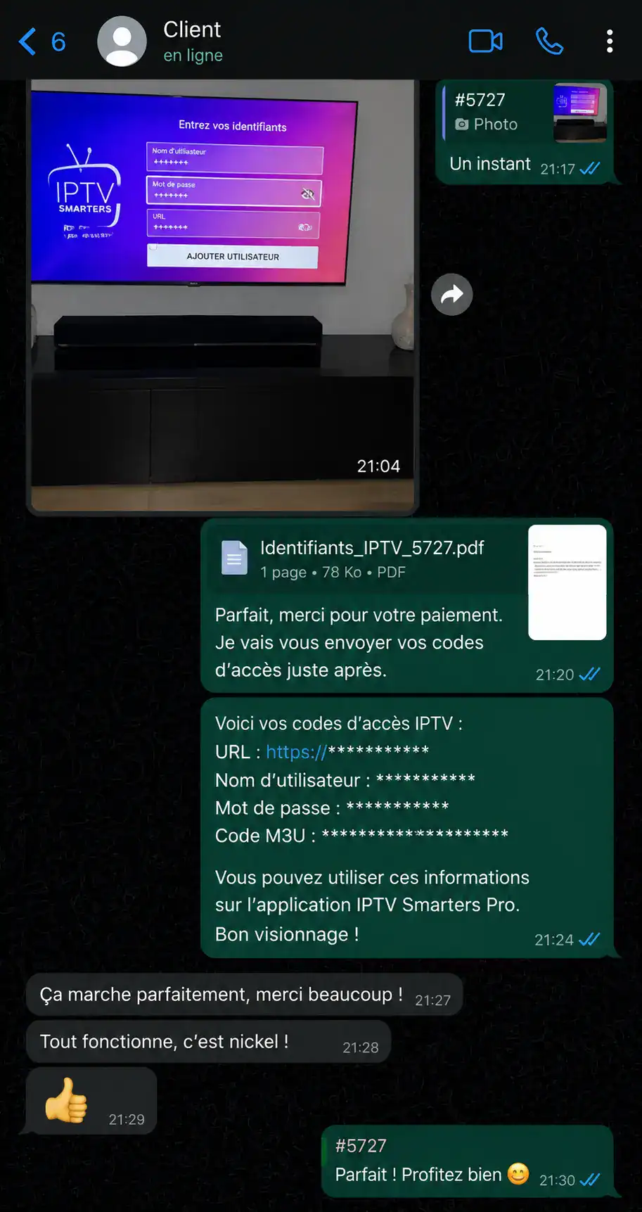 Avis WhatsApp Sébastien D.